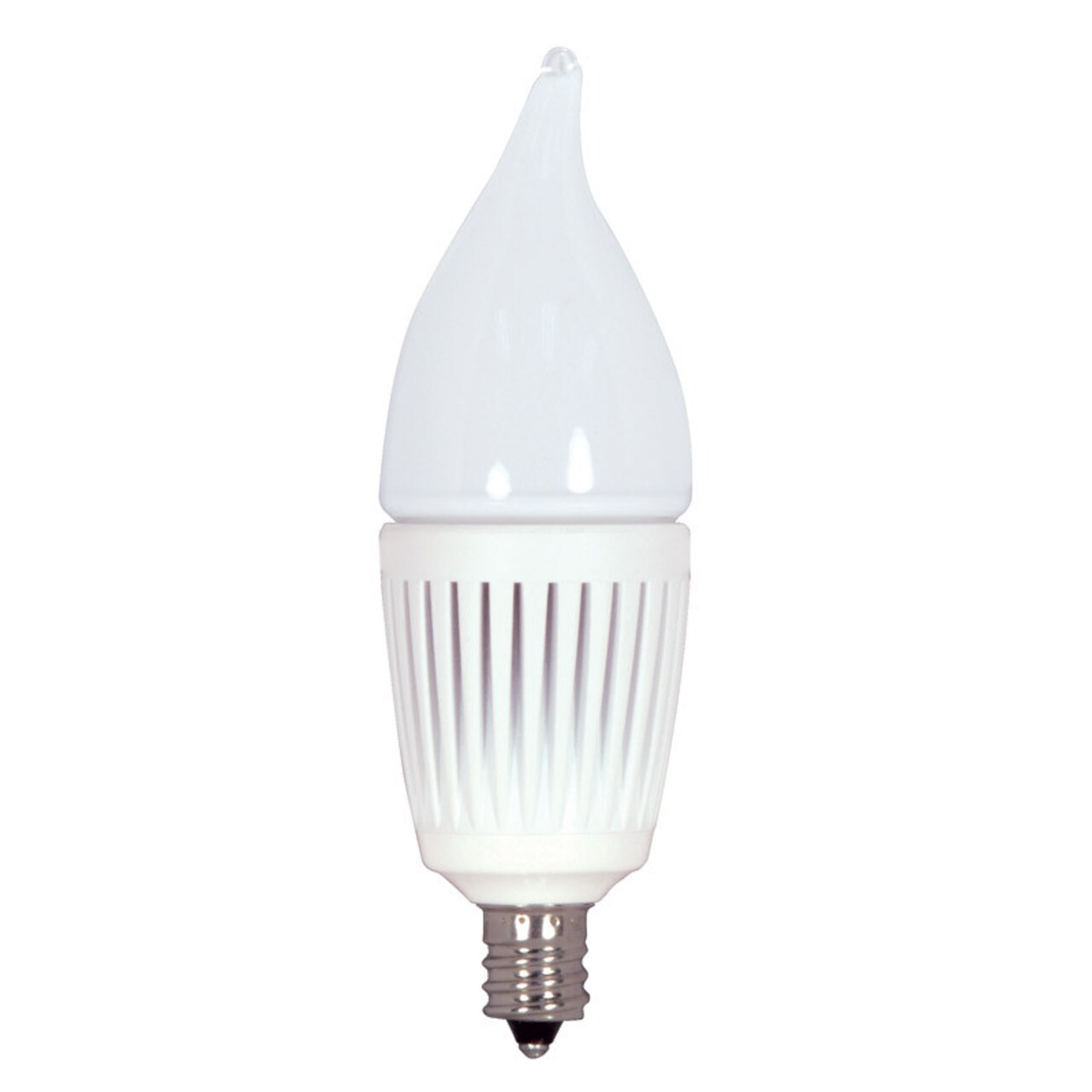 KolourOne 2.7W Candelabra Frost Flame Twist 2700K LED Dimmable Bulb